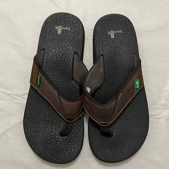 SANUK YOGA GLAM FLIP FLOP SANDALS SLIPPERS SIZE 11‎ - Picture 1 of 2